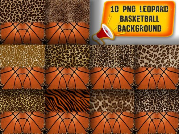 Basketball Leopard Background: Unleashing Dynamic Energy in Your Designs