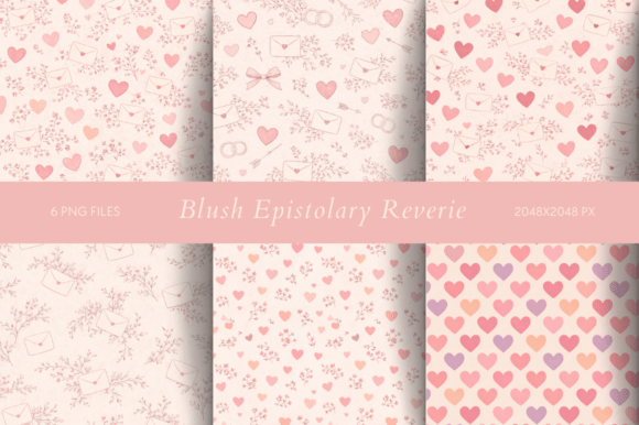 Blush Epistolary Reverie: A Soft and Romantic Collection for Heartfelt Design