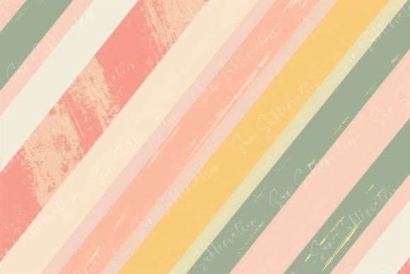 Pastel Diagonal Stripes: A Modern Typography Guide
