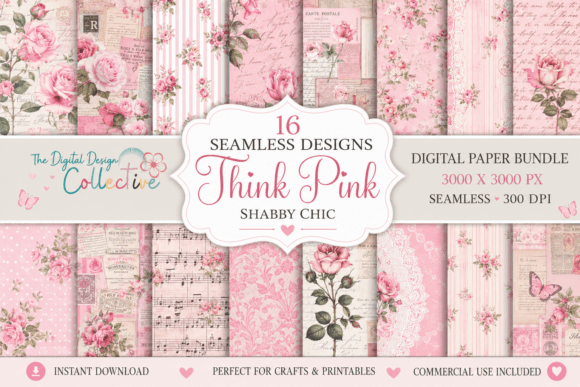 Seamless Pink Shabby Chic Papers: A Designer's Guide