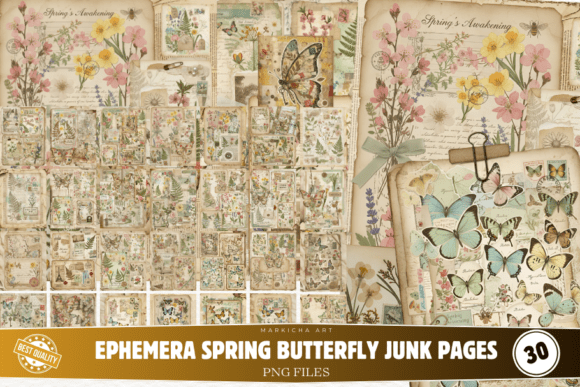 Spring Butterfly Junk Journal: A Creative Toolkit