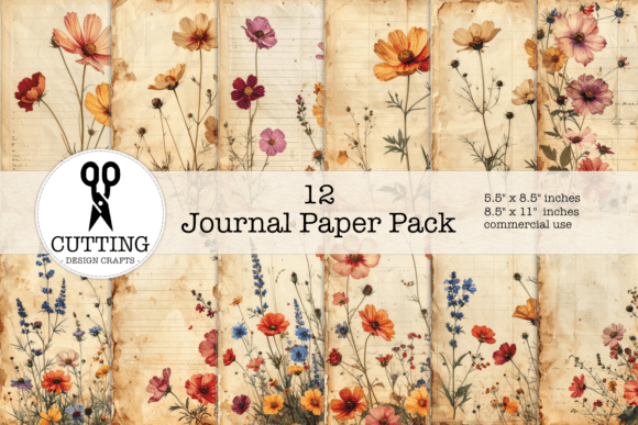 Unleashing Creativity: The Floral Journal Paper Pack