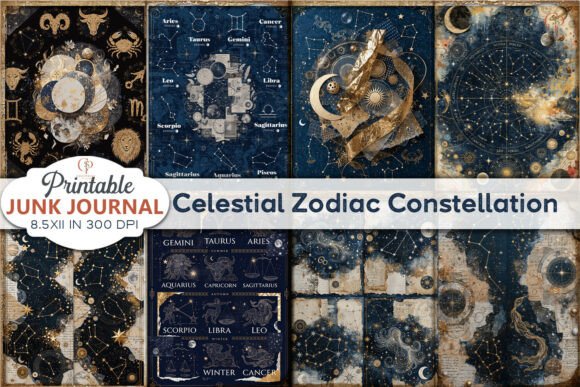 Unlock the Stars: Creative Uses for Celestial Zodiac Pages